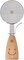 Royalford Pizza Cutter - Pizza Slicer Wheel - Wooden Handle With Stainless Steel Blade, Multipurpose Pizza Wheel Cutter