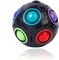 Doreen Magic Rainbow Ball cube Fidget Toy Puzzle Magic Rainbow Ball (Black)（GC1672A）