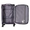 Eminent Expandable Luggage Trolley Bag Soft Suitcase for Unisex Travel Polyester Shell Lightweight with TSA lock Double Spinner Wheels E777SZ Large Checked 28 Inch Purple