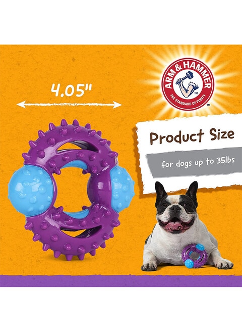 Arm &amp; Hammer Pets Nubbies Orion Dog Dental Toy with Baking Soda