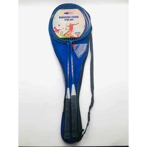 Buy Badminton Racket with Shuttlecock Set Multicolour 4 PCS Online