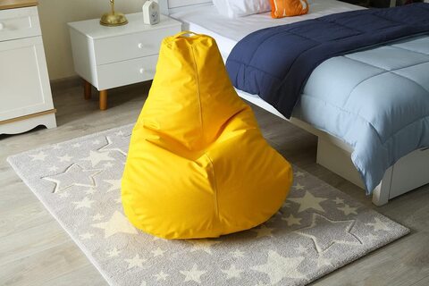 Yellow bean store bag chair