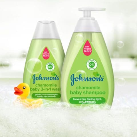 Johnson&#39;s Chamomile Baby Shampoo Green 200ml