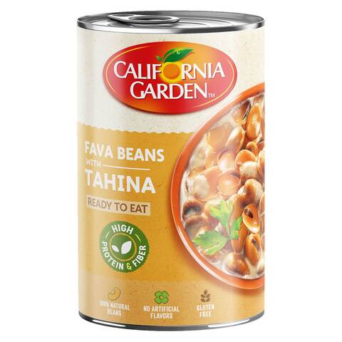 California Garden Canned Fava Beans With Tahina 450g