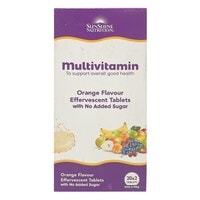 Sunshine Nutrition Multivitamin Orange Flavoured Effervescent 20 Tablets Pack of 2