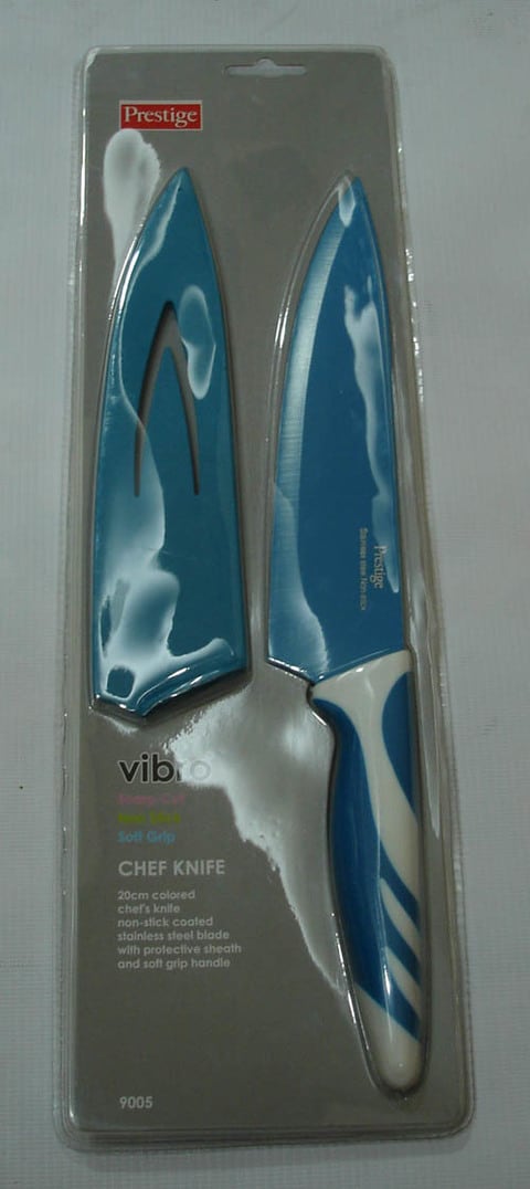 Prestige Vibro Chef Knife With Cover 20cm