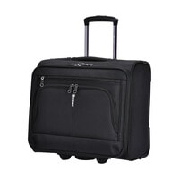Eminent 17-inch Premium Pilot case Trolley with Multi Compartments and RFID pockets V324A-17 Black
