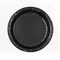 Concept Party Products 48 Count Coated Paper Dessert Plates, Black