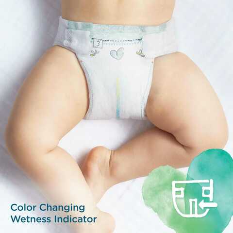 Buy Pampers Pure Protection Dermatologically Tested Diapers Size 5 (11kg) 24  Diapers Online - Shop Baby Products on Carrefour UAE
