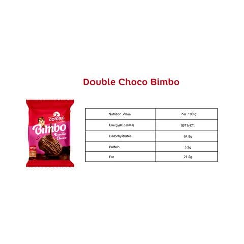 Bimbo Coco Biscuits Coated With Choco - 1Piece -12 Count