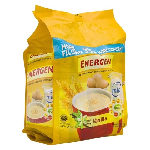 Energen Cereal Vanilla Drink Bag 30g Pack of 10