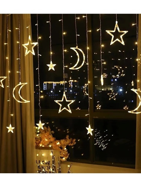 Ramadan Light Star And Moon Shaped Decoration For House Wedding Party
