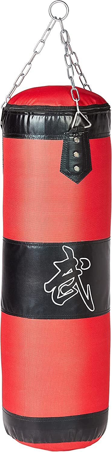 Sky Land Boxing Bag Em 1838, Multi Color Super Tough Premium Synthetic Leather, Red