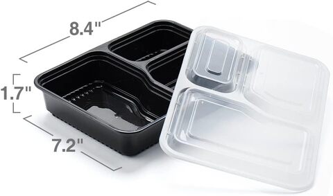 Gab Plastic Set of 2 Round Food Container Microwave Safe - Available i –  KATEI UAE