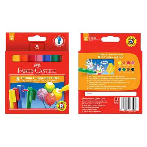 فيبر -كاستل أقلام ملونة جامبو 8 قطعة