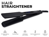 Avion Digital Hair Straightener, 65W, 1.75-Inch Extra Wide Plate, 150-230C Temperature, Digital LED Temperature Display, Rapid Heating Technology, Handle Lock Function, Plate Floating, Ahs370