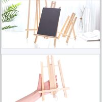 Generic Mini Portable Wooden Art Easel Stand Adjustable Angle Tabletop Painting Easel Display Stand Art Supplies For Children Students Artist Adults