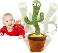The Mohrim Cactus Plush Toys, Electronic Dancing Cactus, Singing And Dancing Cactus Plush Holiday Decoration For Kids