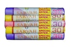 اشتري SARVAH - Special Offer Pack - 150Pcs X 5 Rolls - Scented Garbage Bags - 46X52Cm / 5 Gallons في الامارات