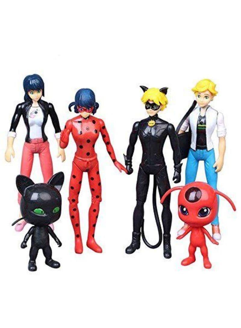 Buy Misstiara 6 Piece Miraculous Ladybug Action Figure Online Shop Toys Outdoor On Carrefour Uae