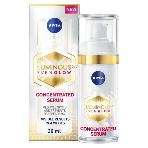 NIVEA Face Serum Concentrated Luminous 630 Even Glow Spot Darkening Protection 30ml