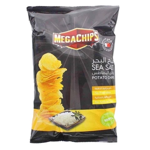 اشتري بطاطس مقرمشة بالملح من ميجا، 100 جرام في مصر