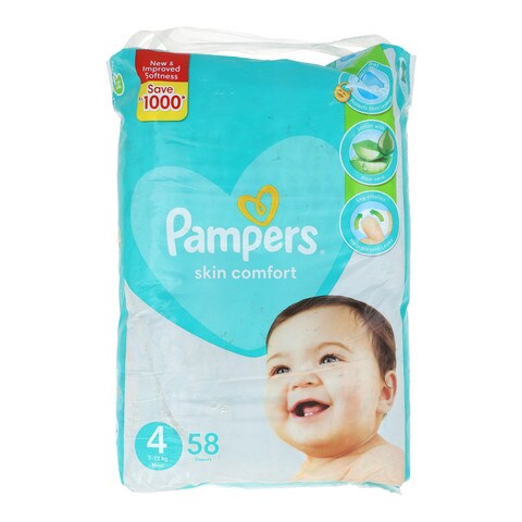 Pampers Skin Comfort 58 pcs