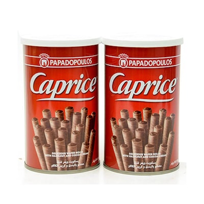Papadopoulos Caprice Wafer Rolls with Praline Filling