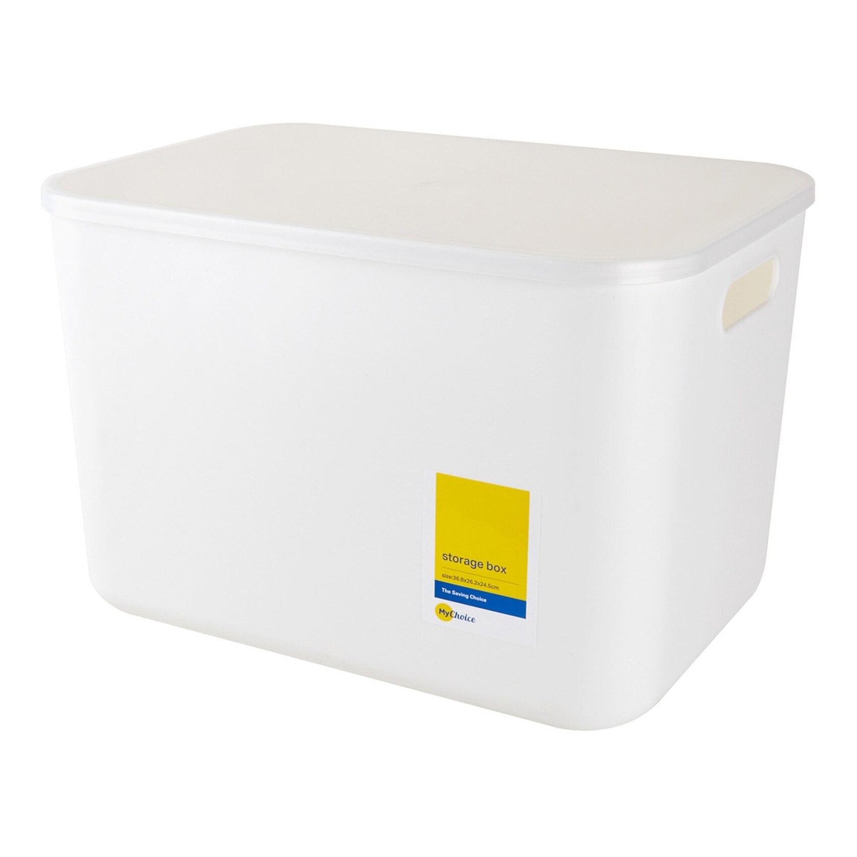 Buy MyChoice Rolling Storage Box With Casters A Blue And Clear 50L Online -  Shop Home & Garden on Carrefour UAE