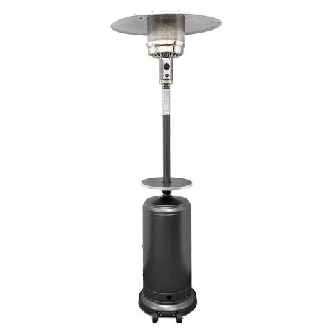 AZ Patio Heaters Outdoor Patio Heater In Hammered Silver