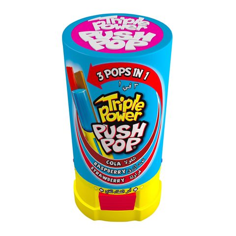 Bazooka triple power push-pop 3 pops in 1 34 g