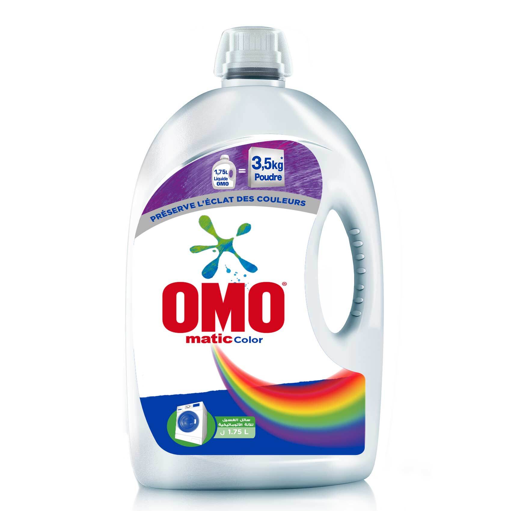 Omo Professional Color liquide 2x5L - 71 washes - Détergent liquide pour  tissus colorés