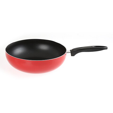 Nonstick wok store with lid