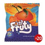 Buy Fruty Tangerine Powder Drink - 12 Gram - 20 Pieces in Egypt