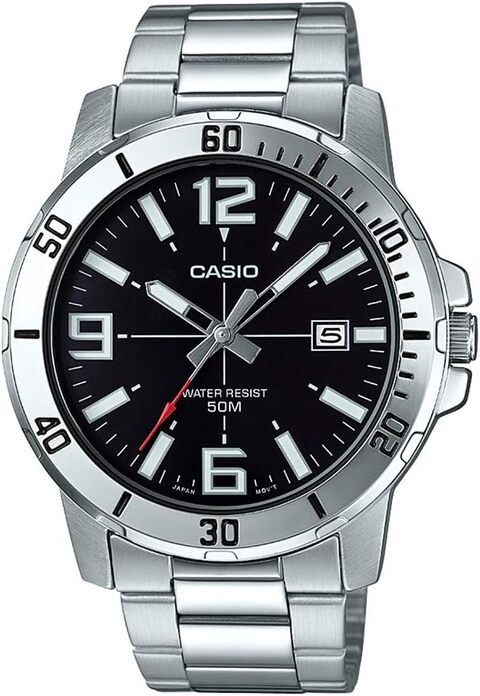 Buy Casio Men s Dial Stainless Steel Band Watch MTP VD01D 1BVUDF