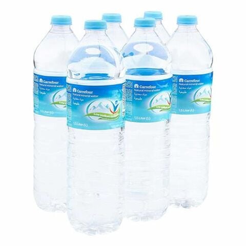 Carrefour Mineral Drinking Water 1.5L Pack of 6