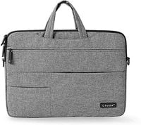 Okade Briefcase Notebook Pouch Soft handle Shoulder bag For Macbook Retina 13 Inch (A1502/A1425)(W/O CD-ROM) Release 2015/2014/2013/end 2012 Grey