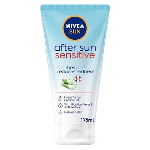 NIVEA SUN After Sun Cream-Gel, Bio-Aloe Vera &amp; Antioxidant, 175ml