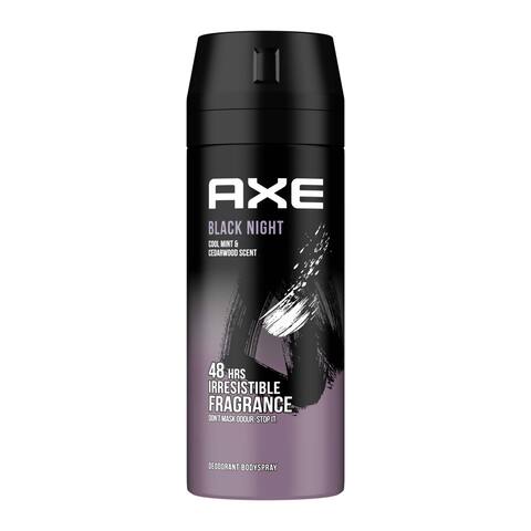 Buy Axe Black Night Deodorant Spray for Men - 150ml in Egypt