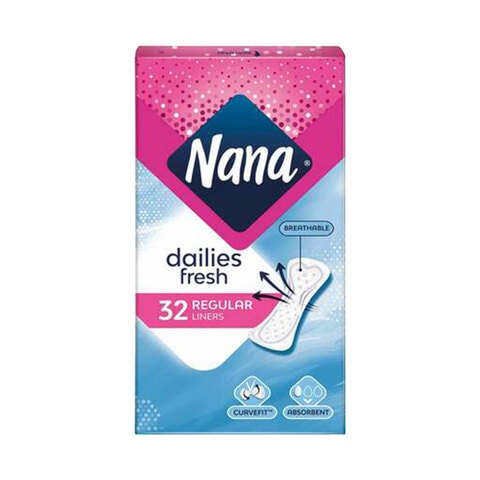 Nana Normal Daily Liners 32 Pads