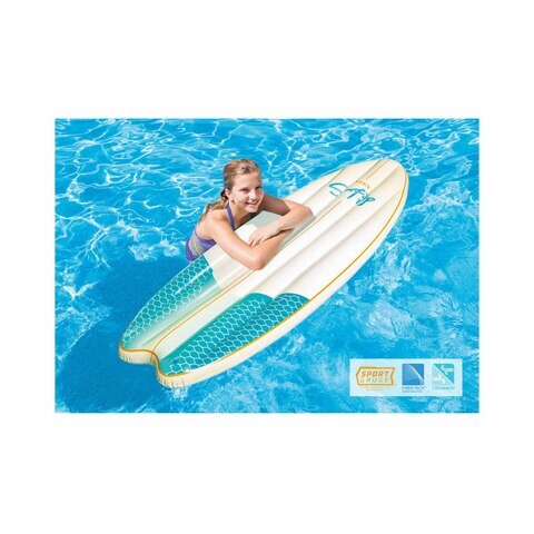 Intex Surf&#39;s Up Inflatable Floating Mat 58152EP White 70x27inch