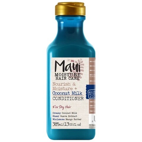 Maui Moisture - Conditioner, Nourish &amp; Moisture + Coconut Milk, 385Ml