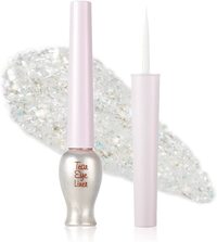 Etude House Tear Eye Drop Liner 8G #3 Pure Sparkling Pearl (21Ad), Long-Lasting Liquid Glitter Eye Makeup With Shiny Magical Sparkle, K-Beauty
