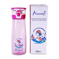 ANEMOSS Sailor Girl Pattern Tritan Water Bottle 600 ml / 20.2 oz