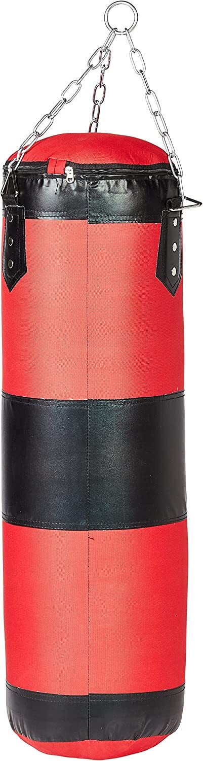 Sky Land Boxing Bag Em 1838, Multi Color Super Tough Premium Synthetic Leather, Red