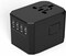 Universal Travel Adapter with 4 Ultra-Fast USB Port and 1 Ultra-Fast USB Type C Port and Power Socket Worldwide Plugs UK EU US AU Auto Switch