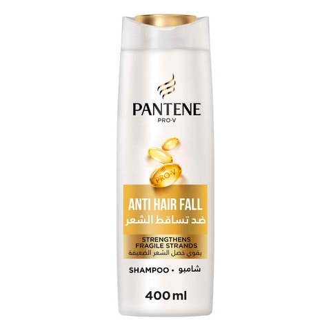 Buy Pantene Pro-V Anti-Hair Fall Shampoo Strengthens Fragile Strands 400ml in Saudi Arabia