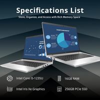 HP Laptop EliteBook 640 G9 Wolf Pro Security Edition Intel Core i5 12th Gen 1235U (1.30GHz) 16GB Memory 256 GB PCIe SSD Intel Iris Xe Graphics 14.0&quot; Windows 11 Pro