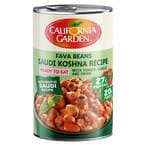 Buy California Garden Canned Fava Beans Saudi Koshna Recipe 450g in UAE