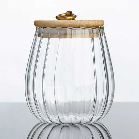 BOROSILICATE GLASS JAR WITH LID  Zara Home Հայաստան / Armenia